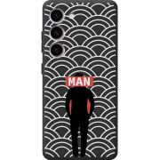 Черный чехол BoxFace Samsung Galaxy S23 (S911) Man Pattern