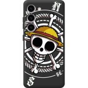 Черный чехол BoxFace Samsung Galaxy S23 (S911) One Piece Компас