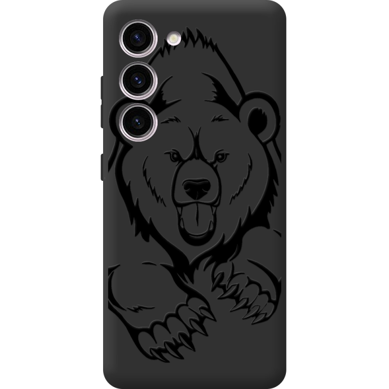 Черный чехол BoxFace Samsung Galaxy S23 (S911) Grizzly Bear