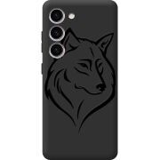 Черный чехол BoxFace Samsung Galaxy S23 (S911) Wolf