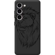 Черный чехол BoxFace Samsung Galaxy S23 (S911) Lion