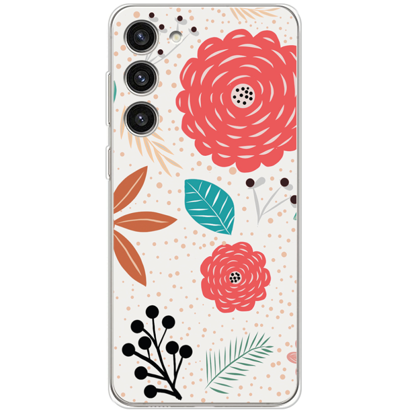 Чехол BoxFace Samsung Galaxy S23 Plus (S916) Line Flowers