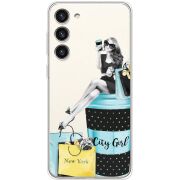 Прозрачный чехол BoxFace Samsung Galaxy S23 Plus (S916) City Girl