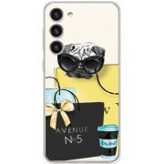 Прозрачный чехол BoxFace Samsung Galaxy S23 Plus (S916) Fashion Pug