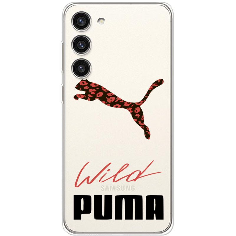 Прозрачный чехол BoxFace Samsung Galaxy S23 Plus (S916) Wild Cat