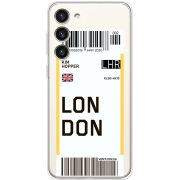 Прозрачный чехол BoxFace Samsung Galaxy S23 Plus (S916) Ticket London