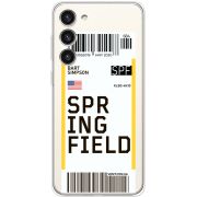 Прозрачный чехол BoxFace Samsung Galaxy S23 Plus (S916) Ticket Springfield