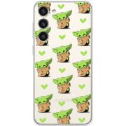 Прозрачный чехол BoxFace Samsung Galaxy S23 Plus (S916) Pattern Baby Yoda