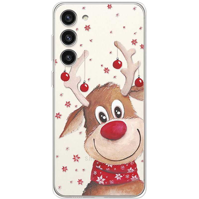 Прозрачный чехол BoxFace Samsung Galaxy S23 Plus (S916) Winter Deer