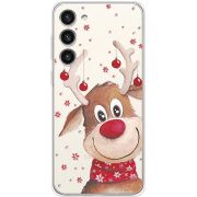 Прозрачный чехол BoxFace Samsung Galaxy S23 Plus (S916) Winter Deer