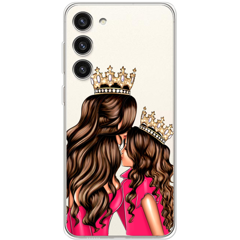 Прозрачный чехол BoxFace Samsung Galaxy S23 Plus (S916) Queen and Princess