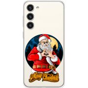 Прозрачный чехол BoxFace Samsung Galaxy S23 Plus (S916) Cool Santa