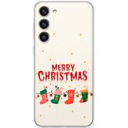 Прозрачный чехол BoxFace Samsung Galaxy S23 Plus (S916) Merry Christmas