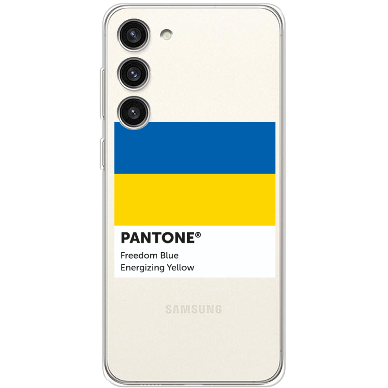 Прозрачный чехол BoxFace Samsung Galaxy S23 Plus (S916) Pantone вільний синій
