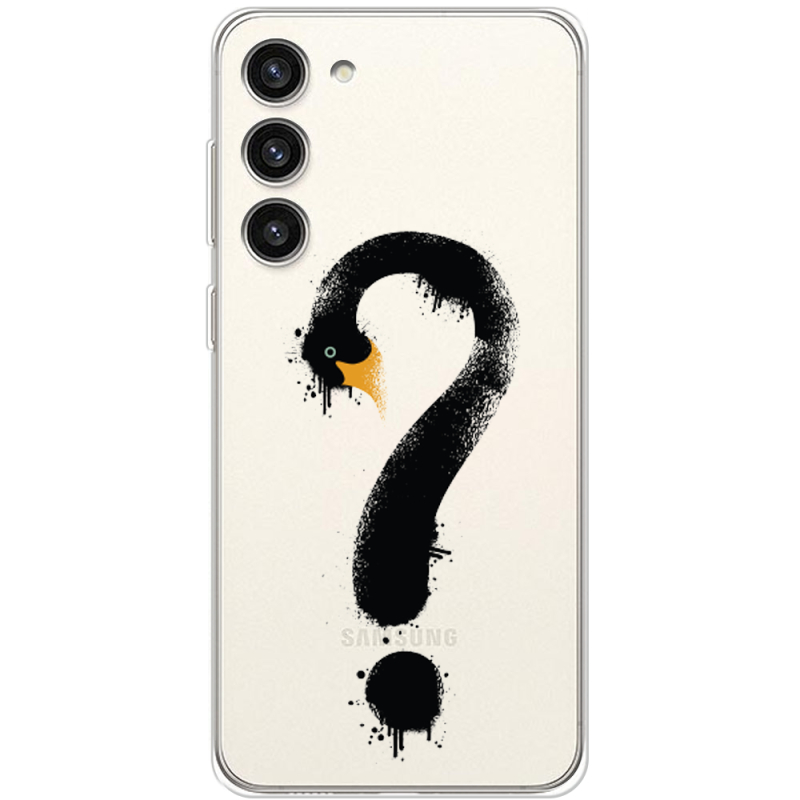 Прозрачный чехол BoxFace Samsung Galaxy S23 Plus (S916) Swan question