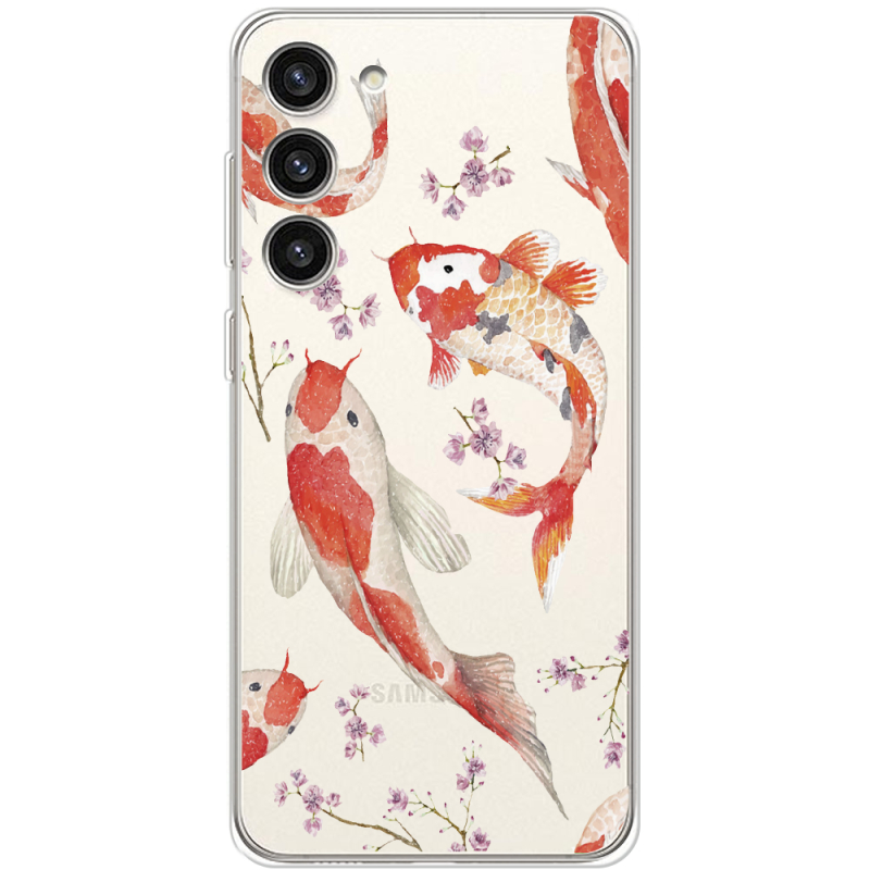 Прозрачный чехол BoxFace Samsung Galaxy S23 Plus (S916) Japanese Koi Fish