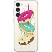 Прозрачный чехол BoxFace Samsung Galaxy S23 Plus (S916) Donuts