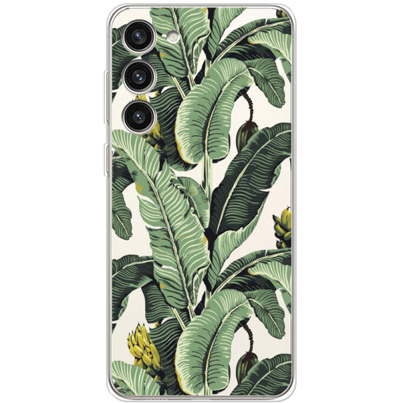 Прозрачный чехол BoxFace Samsung Galaxy S23 Plus (S916) Banana Leaves