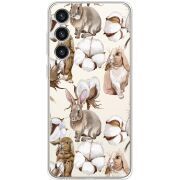 Прозрачный чехол BoxFace Samsung Galaxy S23 Plus (S916) Cotton and Rabbits