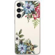 Прозрачный чехол BoxFace Samsung Galaxy S23 Plus (S916) Floral