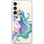 Чехол со стразами Samsung Galaxy S23 Plus (S916) Unicorn Queen