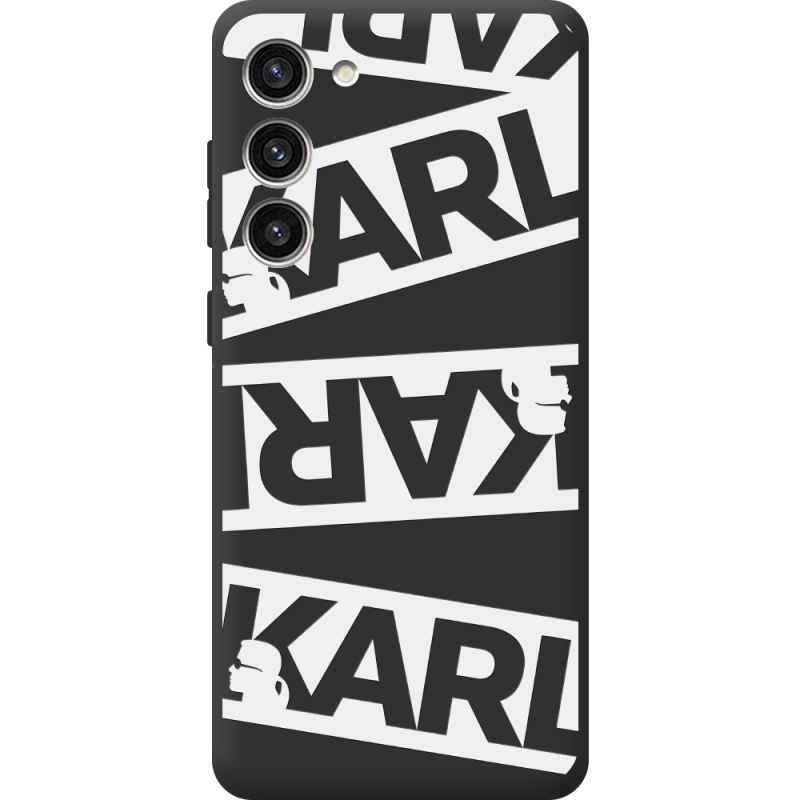 Черный чехол BoxFace Samsung Galaxy S23 Plus (S916) White Karl