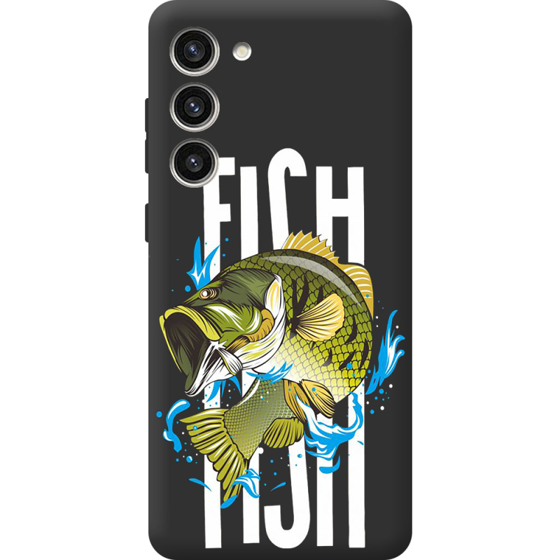 Черный чехол BoxFace Samsung Galaxy S23 Plus (S916) Fish