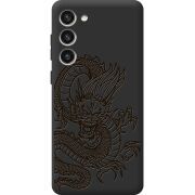 Черный чехол BoxFace Samsung Galaxy S23 Plus (S916) Chinese Dragon