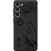 Черный чехол BoxFace Samsung Galaxy S23 Plus (S916) Mountains