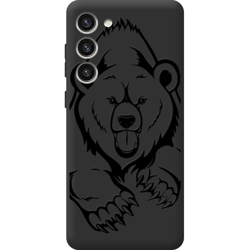 Черный чехол BoxFace Samsung Galaxy S23 Plus (S916) Grizzly Bear