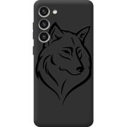 Черный чехол BoxFace Samsung Galaxy S23 Plus (S916) Wolf