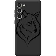 Черный чехол BoxFace Samsung Galaxy S23 Plus (S916) Wolf