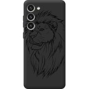 Черный чехол BoxFace Samsung Galaxy S23 Plus (S916) Lion
