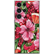 Чехол BoxFace Samsung Galaxy S23 Ultra (S918) Tropical Flowers