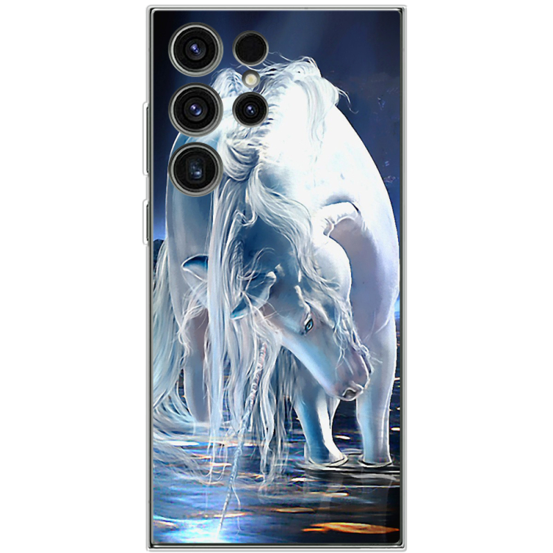 Чехол BoxFace Samsung Galaxy S23 Ultra (S918) White Horse