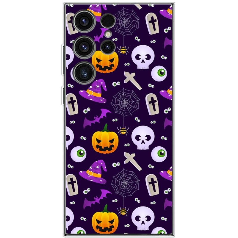 Чехол BoxFace Samsung Galaxy S23 Ultra (S918) Halloween Purple Mood