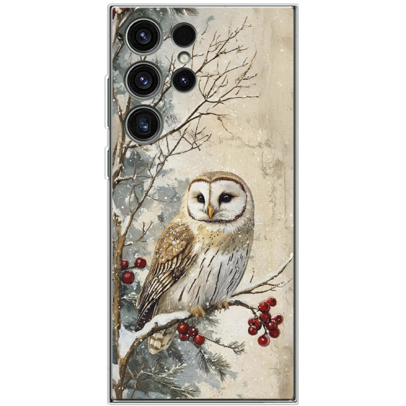 Чехол BoxFace Samsung Galaxy S23 Ultra (S918) Christmas Owl