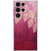 Чехол BoxFace Samsung Galaxy S23 Ultra (S918) Gold Leaves