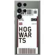 Прозрачный чехол BoxFace Samsung Galaxy S23 Ultra (S918) Ticket Hogwarts