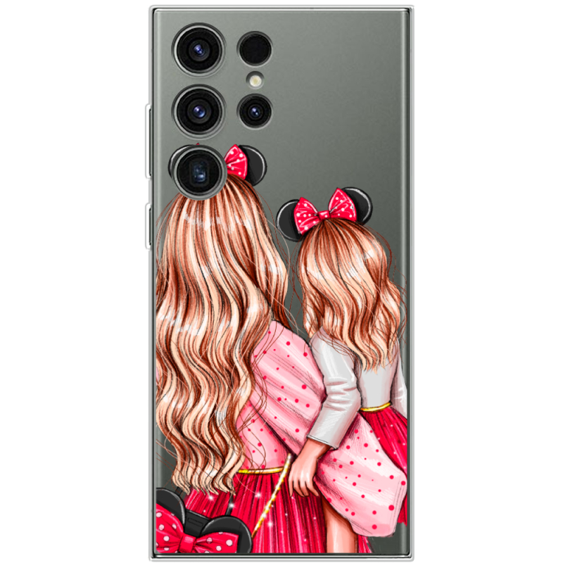 Прозрачный чехол BoxFace Samsung Galaxy S23 Ultra (S918) Mouse Girls