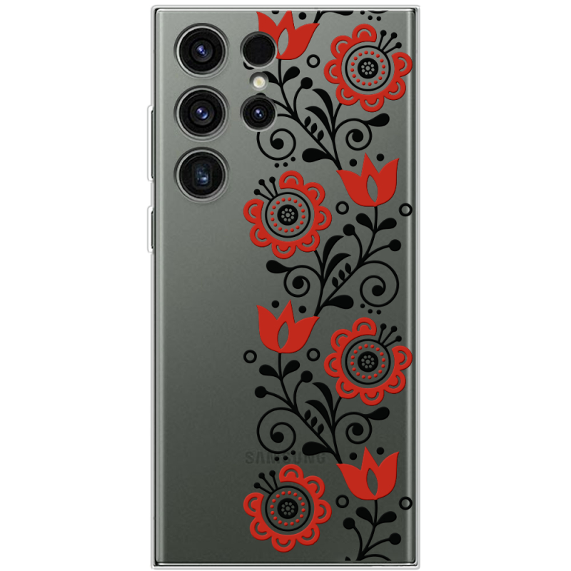 Прозрачный чехол BoxFace Samsung Galaxy S23 Ultra (S918) Ethno Ornament