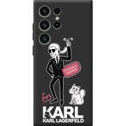 Черный чехол BoxFace Samsung Galaxy S23 Ultra (S918) For Karl