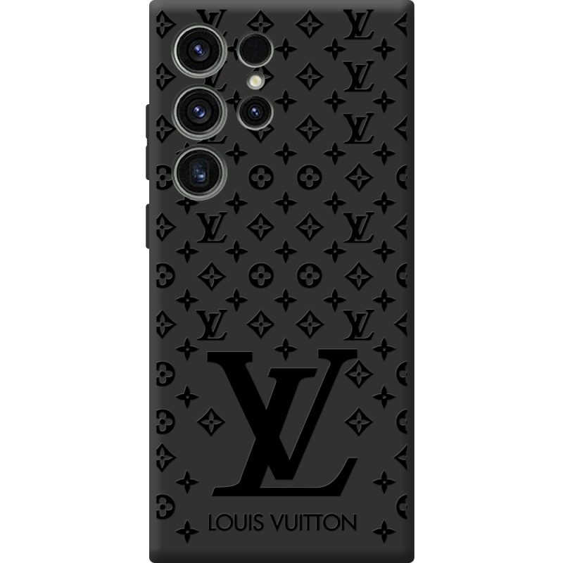 Черный чехол BoxFace Samsung Galaxy S23 Ultra (S918) LV Style