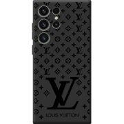 Черный чехол BoxFace Samsung Galaxy S23 Ultra (S918) LV Style