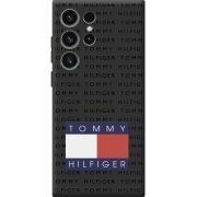 Черный чехол BoxFace Samsung Galaxy S23 Ultra (S918) Tommy Print