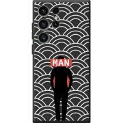 Черный чехол BoxFace Samsung Galaxy S23 Ultra (S918) Man Pattern