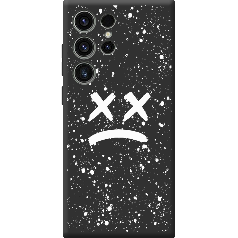 Черный чехол BoxFace Samsung Galaxy S23 Ultra (S918) Sad Way