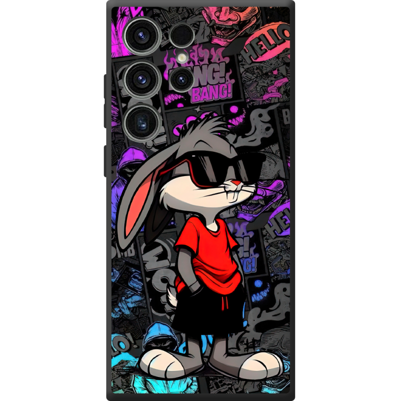 Черный чехол BoxFace Samsung Galaxy S23 Ultra (S918) Малий вухань