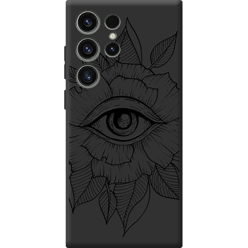 Черный чехол BoxFace Samsung Galaxy S23 Ultra (S918) Eye