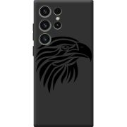 Черный чехол BoxFace Samsung Galaxy S23 Ultra (S918) Eagle